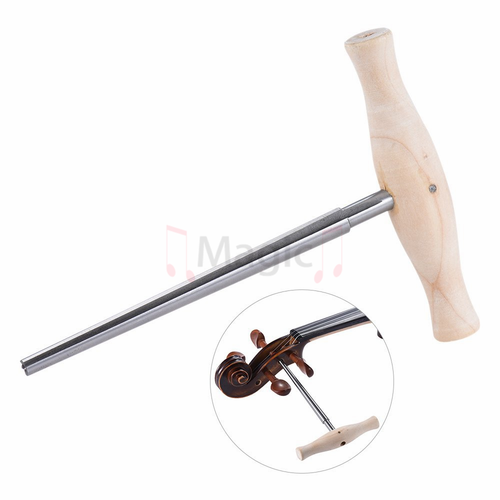 Escariador de agujero de clavija de violín 1:30 Cono con mango de madera para 3/4 4/4 violines A - Imagen 5 de 5