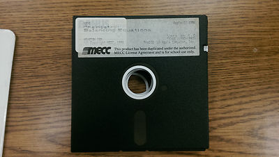 Rare Antique MECC Software Chemistry: Balancing Equations for Apple II ...