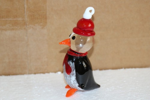 Kleine Vintage Kunst Glas Tier Figuren zur Auswahl Pinguin Marienkäfer Affe Bär etc - Bild 31 von 42
