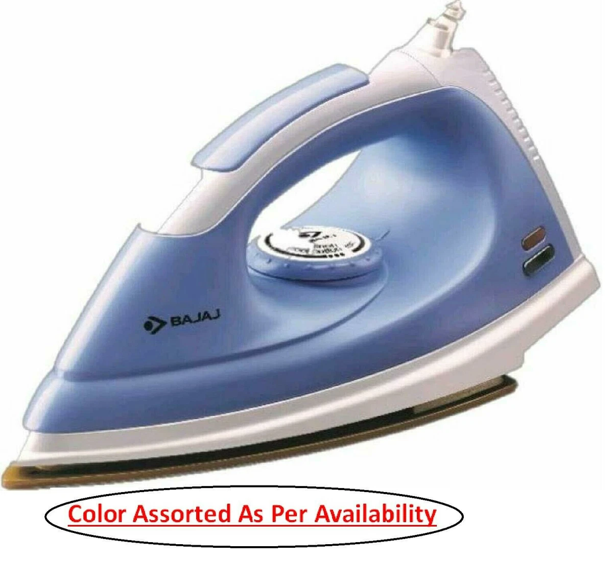 Bajaj Generic Dry Iron Cool touch body super clean surface Non Stick Blue