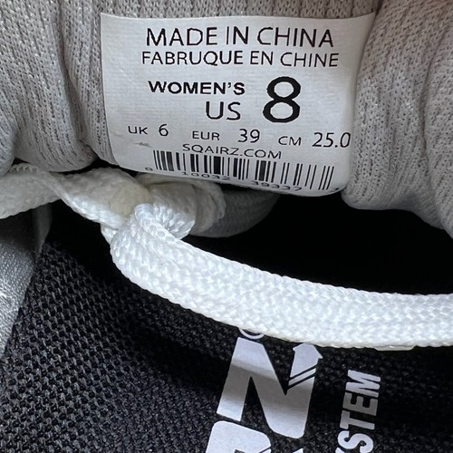 Sqairz Freedom Mesh Golf Shoes Women's Size 8 Grey Spikeless Sneakers Worn Once - Picture 9 of 10