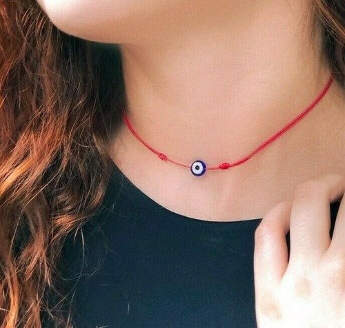 Evil eye choker necklace good luck eye 