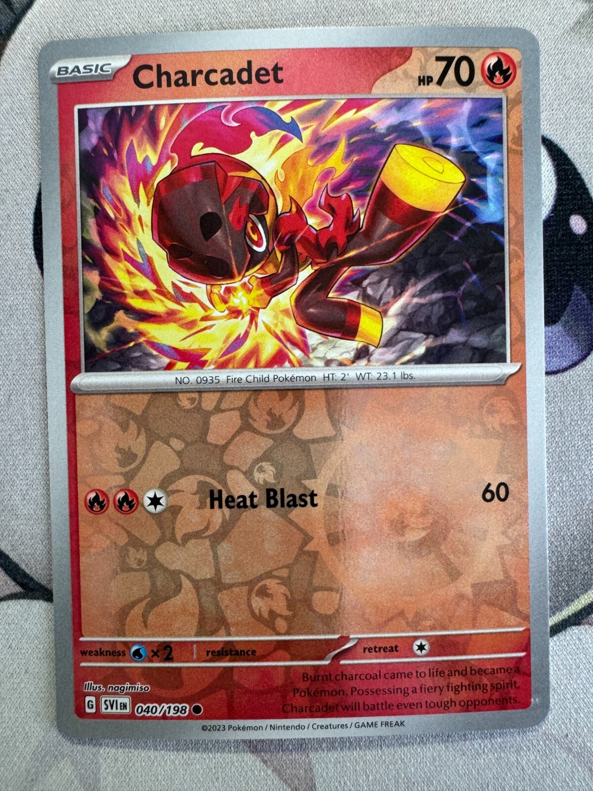 Charcadet Reverse Holo English Pokemon TCG BKBK217