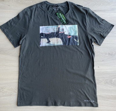 The Matrix Neo Bullet Dodge Sci-fi Tee T-Shirt Unisex - Size L