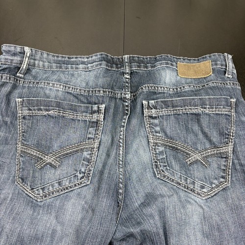 BKE Derek Jeans Men’s 40R Straight Leg Blue Denim Distressed Wash Buckle Brand - Picture 6 of 6