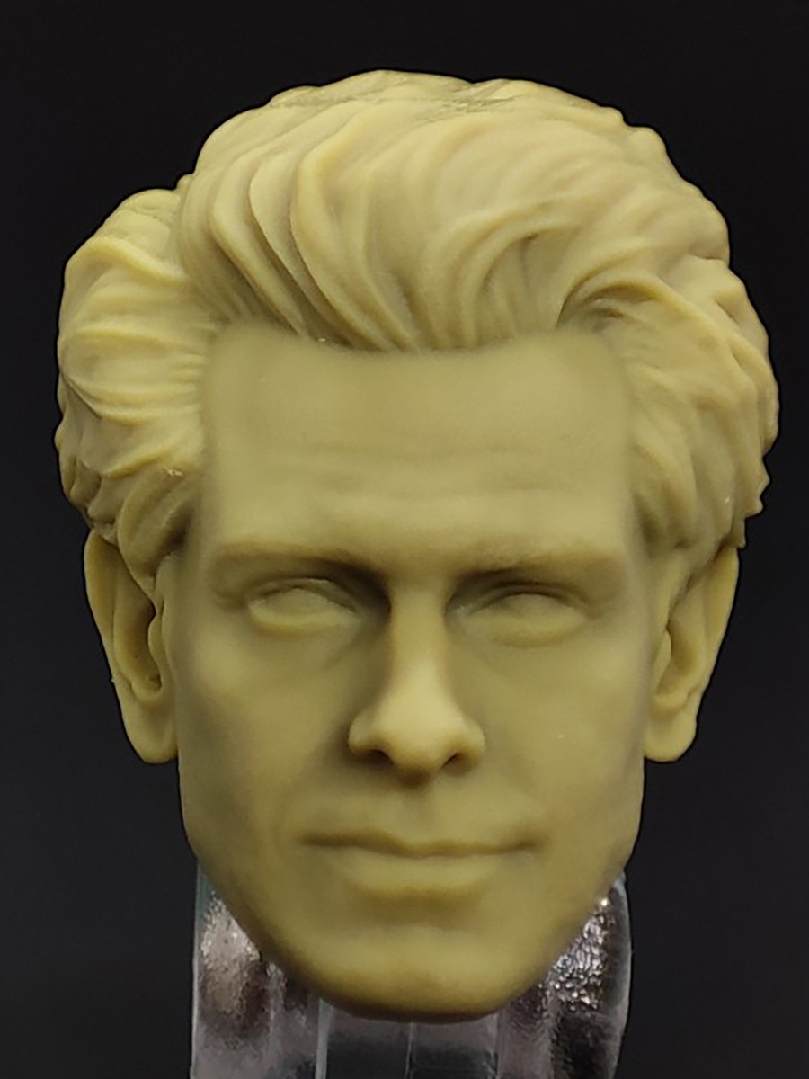 ホットトイズ　アンドリューガフィールド素顔ヘッド＆脱いだマスク 1/12 Unpainted Andrew Garfield Amazing Spider-Man Head Sculpt Fit