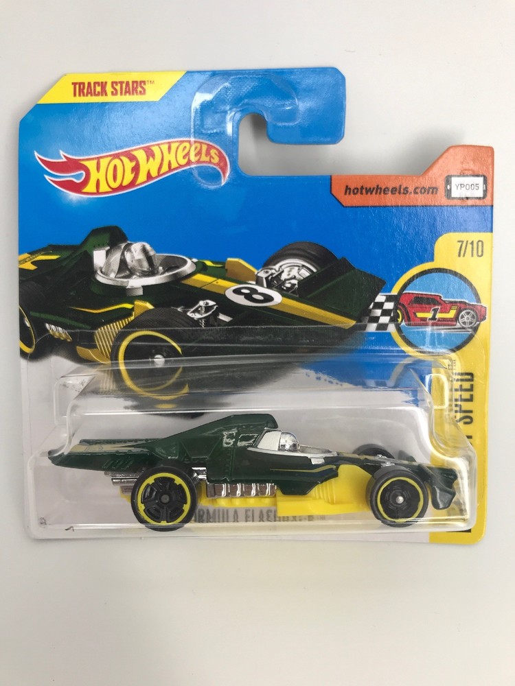 2016 Hot Wheels FORMULA FLASHBACK RACE CAR LEGENDS OF SPEED #71     SHORT CARD