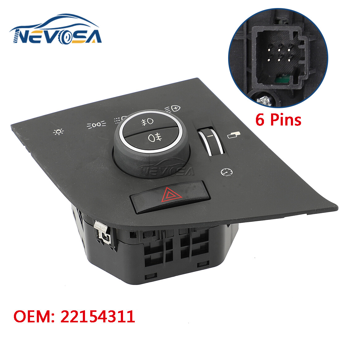12V&24V Light Control Dashboard Switch For Volvo FH4 truck