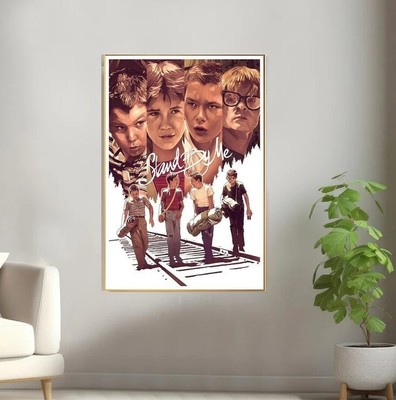 Stand by Me Movie Poster, Wall Art Painting Living Room Bedroom Docor 2