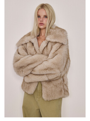 2024 Winter New Fashion Womens Fur Slimming Jacket Furry