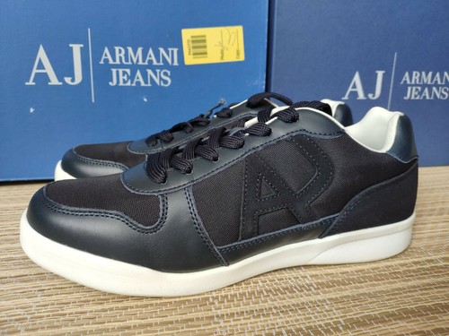 ARMANI Jeans Uomo Low Cut Scarpe Da Ginnastica Taglia 6.5UK (40EU) -  EXTRALIGHT | eBay