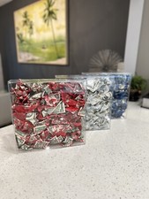 Modern Wall Art Acrylic Cubes With Money. Custom Made 3pc