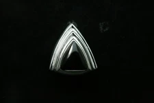 Great Value On This 925 Sterling Silver Triangle Onyx Style Pendant (PEN1624)