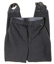 Vintage Roffe Ski Snow Pants Womens Sz 10 Reg Small Black Stirrup W Solo ITB