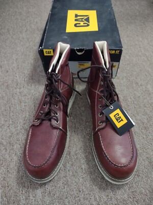 CAT Tradesman Men's 14 Steel Toe P 90887 Work Boot P 90887 Caterpillar Rust