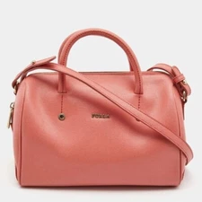 FURLA ALISSA CORAL ORANGE 100% LEATHER PURSE *BRAND NEW* WHOLESALE!