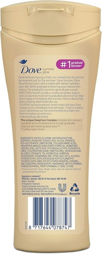 Dove Summer Glow Body Lotion Medium To Dark Skin-400 ML - Picture 5 of 10