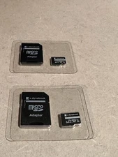 EC. 2 x DynaBook V10 MicroSDXC 64GB + Adapters - (UNUSED)