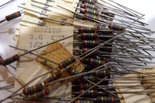 3.6M RESISTOR CARBON COMPOSITE BY OHMITE  .5W 5% (4 PIECES)