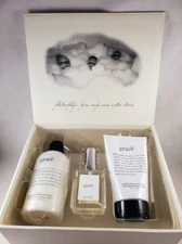 Philosophy Pure Grace Gift Set: Eau De Toilette Perfumed Body Lotion & Cleanser