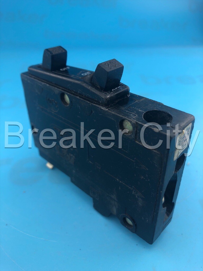 Square D 20 Amp 1 Pole Type QOT Circuit Breaker No Hook Piggyback