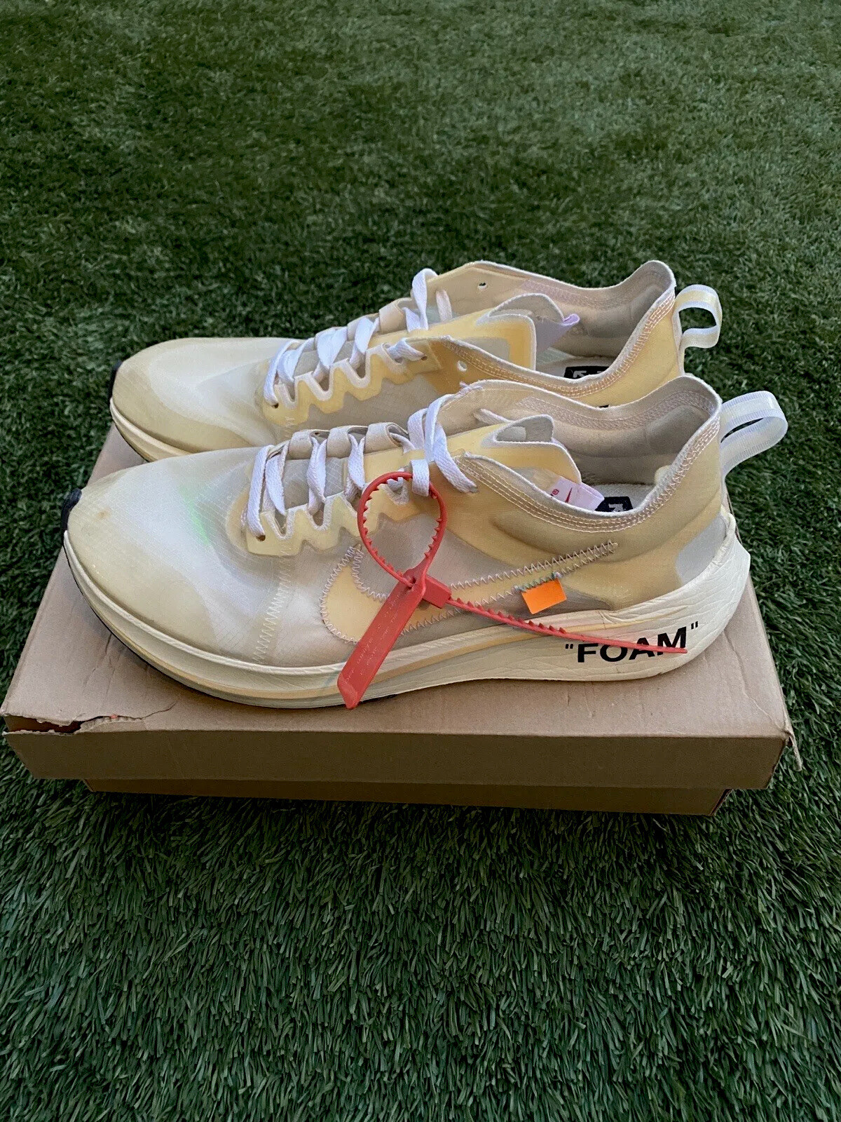 OFF WHITE X NIKE Taglia 11.5 Nike Zoom Fly SP x OFF WHITE The Ten 2017