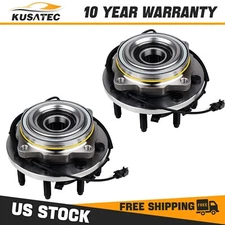 Pair 4WD Front Wheel Bearing Hub Assembly For 2011-2016 F-250 F-350 Super Duty