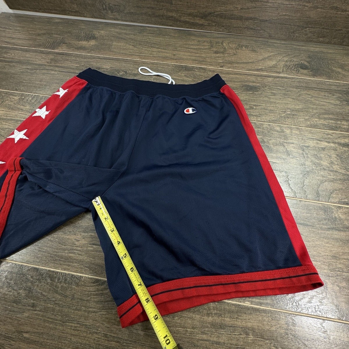 Vintage Champion USA Dream Team Shorts Mens XL Blue Olympic