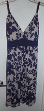NWT One Clothing Plus Size Floral Print Dress 3X - Navy