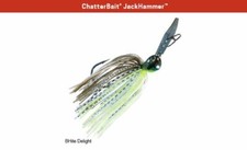Z-Man ChatterBait JackHammer 3/8 oz - BHite Delight - Jack Hammer Chatter Bait