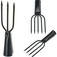 3/4/5 Prong Tine Barbed Stainless Steel Fishing Fork Spear Gaff Frog Hunting Gig