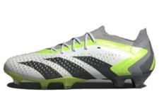 Size 8 Adidas Predator Accuracy.1 FG Low Soccer Cleats Shoes White GZ0032 Mens