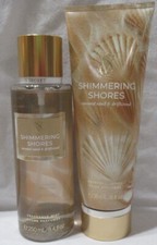 Victoria's Secret Fragrance Mist  Lotion Set Lot of 2 SHIMMERING SHORES
