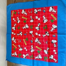 Vintage Snoopy Bandana New w/o Tags Handkerchief Peanuts Tropical Cruise