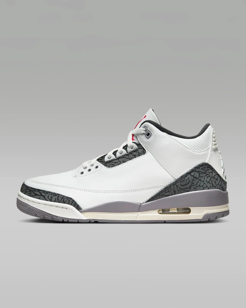 New Nike Air Jordan 3 Retro Shoes - Cement Grey (CT8532-106  display picture 2