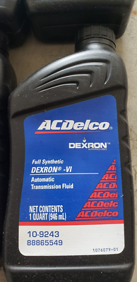 ACDelco GM Original ATF WS Automatic Transmission Fluid, 1 Qt
