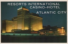Resorts World International Hotel Casino Atlantic City New Jersey Postcard