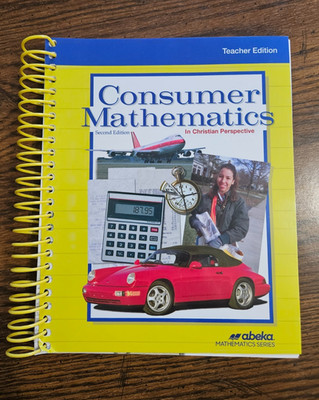 Abeka Consumer Mathematics in Christian Perspective Workbook Teacher Key