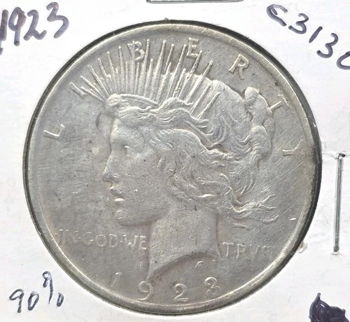 1923- P Peace Silver Dollar - 90% SILVER - ask4bud coin C3130