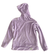 Lucky Brand Plush Hoodie Youth L 14/16 Lilac Soft Fleece