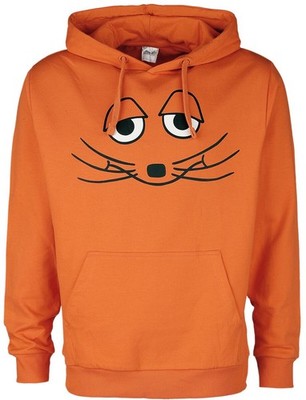 Die Sendung mit der Maus Kapuzenpullover Herren Die Maus orange