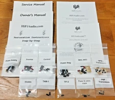KLH model 20 record restoration recap repair upgrade rebuild kit capacitor