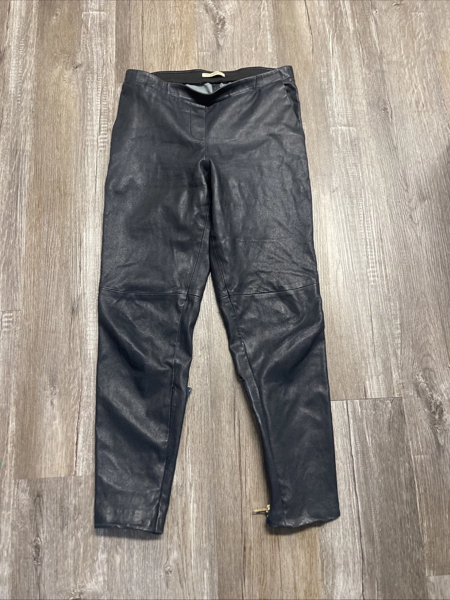 Burberry Leather Black Pants for Women for sale | eBay