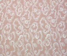 SUNBRELLA CELESTINE BLUSH PINK ABSTRACT GEO OUTDOOR INDOOR FABRIC BTY 54"W
