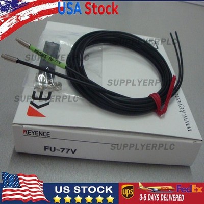 1PC New Keyence FU-77V Fiber Optic Sensor FU77V In Box US Free TAX