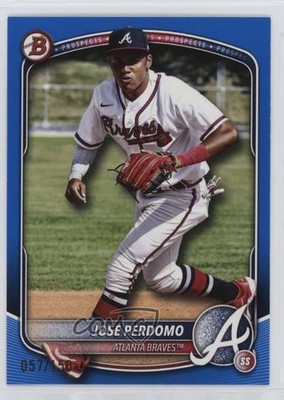 2025 Bowman Prospects Blue 57/150 Jose Perdomo #BP-106 15sd