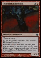 Hellspark Elemental -Foil Light Play MTG Premium Deck Series: Fire and Lightning