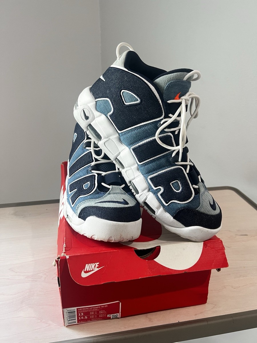 s*4様 NIKE AIR MORE UPTEMPO 96QS デニム Nike Air Uptempo 96 Denim Men's Size 13 193151442659| eBay