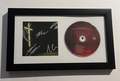 KNOCKED LOOSE FULL BAND SIGNED CD FRAMED AUTOGRAPHED BRYAN GARRIS COA