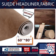 Foam Backed Suede Headliner Fabric Replacement Car Roof Aging/Faded/ 32sqft